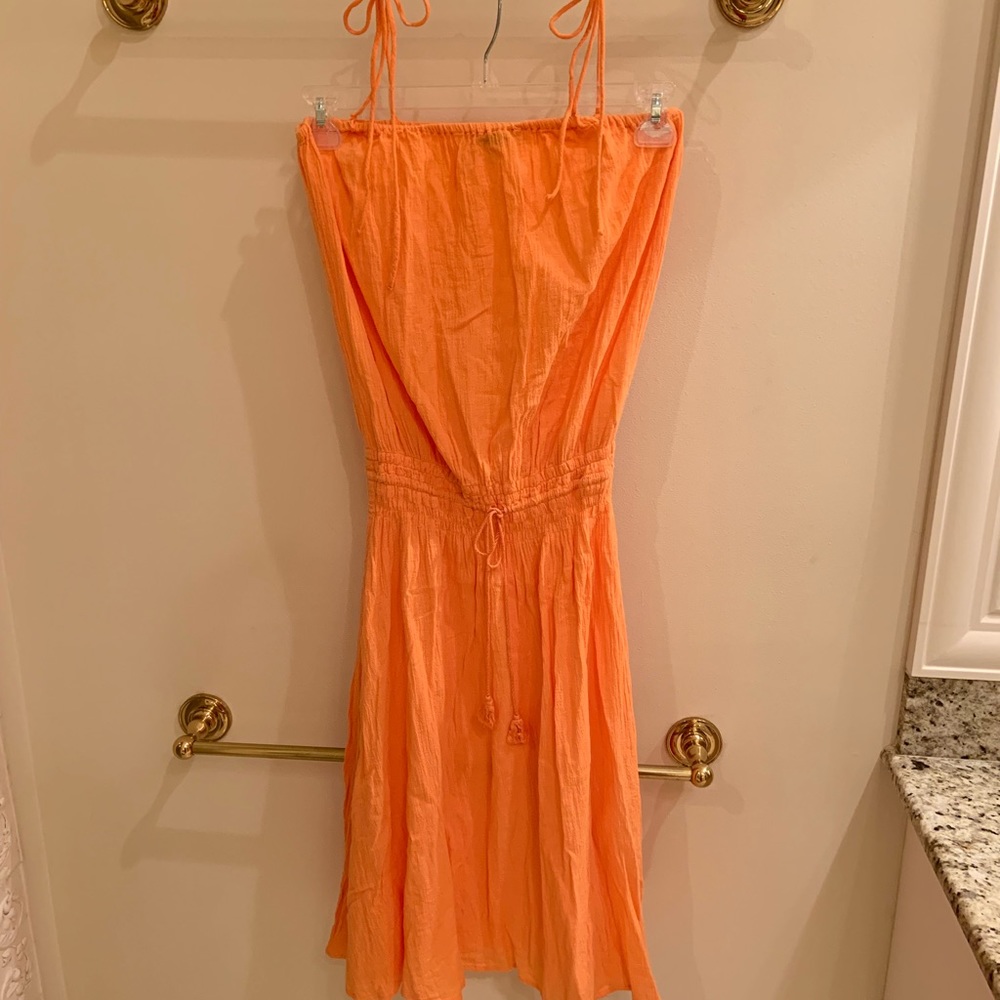 J.Crew light weight coverup, cute 🍊 color